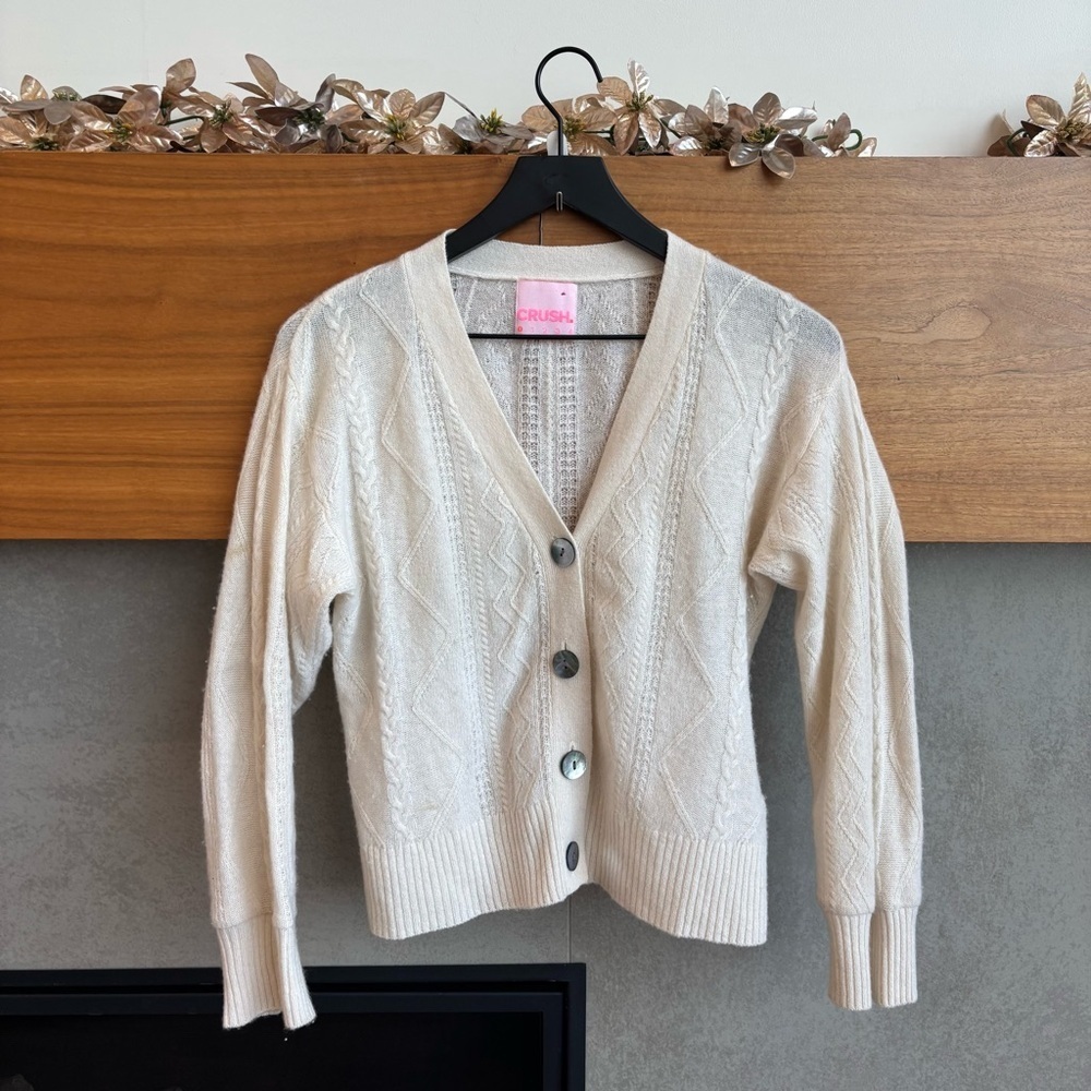 CRUSH Collection Cashmere‎ Cardigan, Size 0